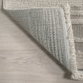thumbnail image 3 of nuLOOM Ismene Modern High-Low Fringe Area Rug, 4' x 6', Ismene Ivory, 3 of 9
