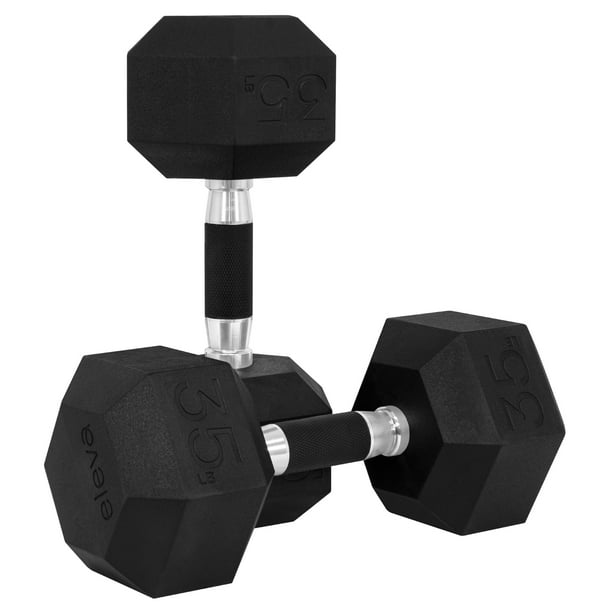 Juego De Mancuernas Eleva ELEVA-2MH Hexagonal 35 Lb Con 2 Pz