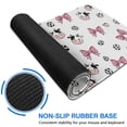 thumbnail image 6 of Long Mouse Pads for Desk,White Cow Bow Pattern Desk Mats on Top Of Desks, Desk Mouse Pad Extra Large with 3mm Non-Slip Base and Stitched Edge for Gaming,Office,Work,Home 31.5"x11.8", 6 of 6