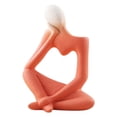 thumbnail image 1 of Cerámica Abstract Thinker Jarrón Adornos Helado Figura Escultura Decoración del hogar (A) Likrtyny Libre de BPA, 1 of 6