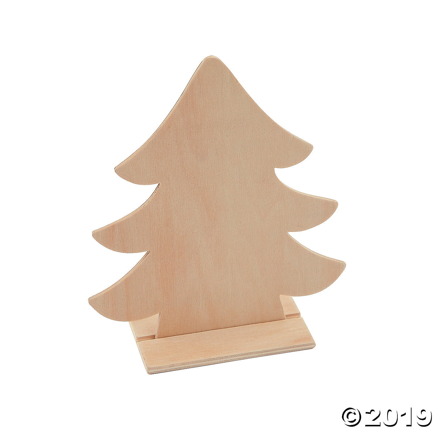 DIY Unfinished Wood Christmas Tree StandUps Makes 12, Christmas