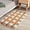Orange, variant on Fennco Styles Multicolor Woven Plaid Hand Knotted Tassel Boho Small Area Rug - Cotton Blend Carpet Indoor Outdoor Floor Mat for Living Room, Entryway, Bedroom and Floor Décor