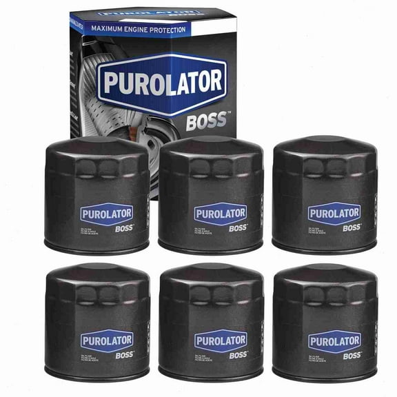 6 pc Purolator BOSS PBL24651 Engine Oil Filters for Oil Change Lubricant Filters Fits select: 1994-2014 FORD F150, 2008-2012 DODGE RAM 1500