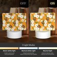thumbnail image 3 of Kdxio White Floral and Butterflies Rectangular Acrylic Night Light Acrylic Sleep Night Light Friend Gifts for Birthday Gifts for Women Teens Boys Girls, 3 of 9