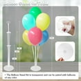 thumbnail image 3 of 6 Sets Balloon Sticks with Base,Balloon Stand Kits,Balloon Stands with Base for Table Center Floor Birthday Wedding Party Decorations, 3 of 3