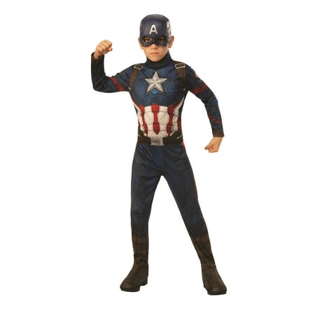 Captain America Avengers Endgame Boys Child Marvel Superhero Costume