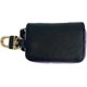 thumbnail image 3 of Monedero pequeño de dibujos animados lindo para mujer, cartera corta, bolso de cuero, estuche para llaves para hombre (negro), 3 of 3