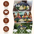 thumbnail image 7 of Navy Blue Christmas Round Tablecloth, Fitted Table Cover with Elastic for 55"-60" Round Tables, Xmas Tree Snowflakes Winter Table Cloth Outdoor Indoor Dinning Party Waterproof Tablecloths, 7 of 7