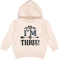 thumbnail image 2 of Inktastic 3rd Birthday 3 Year Old Arrow Toddler Hoodie, 2 of 4