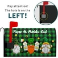 thumbnail image 2 of St Patrick''s Day Mailbox Covers Magnetic Green Buffalo Check Lucky Shamrock Mailbox Cover Standard Size 25.5 x 21 Inchs Lucky Clover Mailbox Wrap Post Letter Box Cover Decor for Home Outdoor Garden, 2 of 6