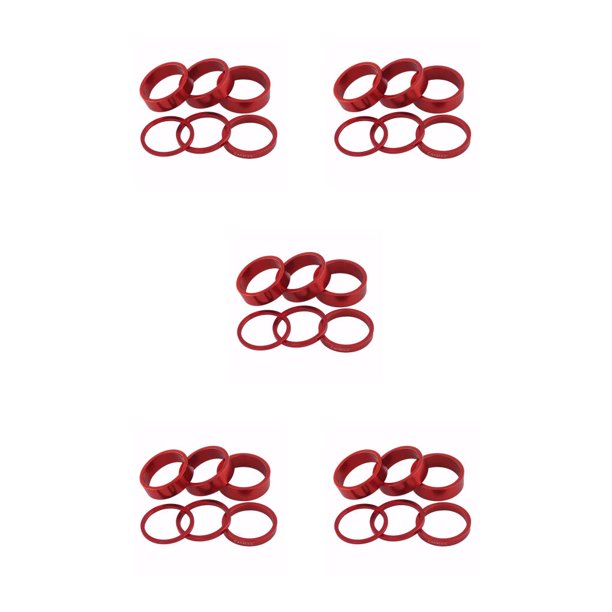 Eigraketly CANSUCC - Juego de 6 arandelas para auriculares de bicicleta, portátiles, profesionales, reemplazables, para horquilla delantera, espaciador, Type2 NO2 Eigraketly CBP494633