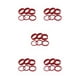 thumbnail image 1 of Eigraketly CANSUCC - Juego de 6 arandelas para auriculares de bicicleta, portátiles, profesionales, reemplazables, para horquilla delantera, espaciador, Type2 NO2 Eigraketly CBP494633, 1 of 5