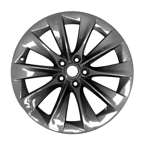 Remanufactured Painted Silver Metallic Aluminum Wheel 19 x 8 fits 2016 Tesla S