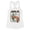 White, variant on Giddy up Jingle Horse Tank Top Fitted Racerback Women's Large White