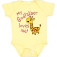 thumbnail image 3 of Inktastic My Godfather Loves Me- Cute Giraffe Boys or Girls Baby Bodysuit, 3 of 5