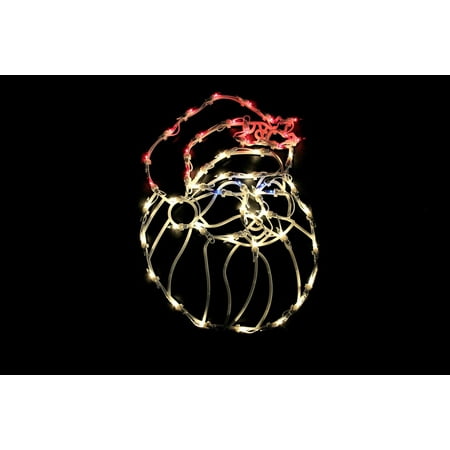 18" Lighted Santa Christmas Window Silhouette Decoration  Walmart Canada