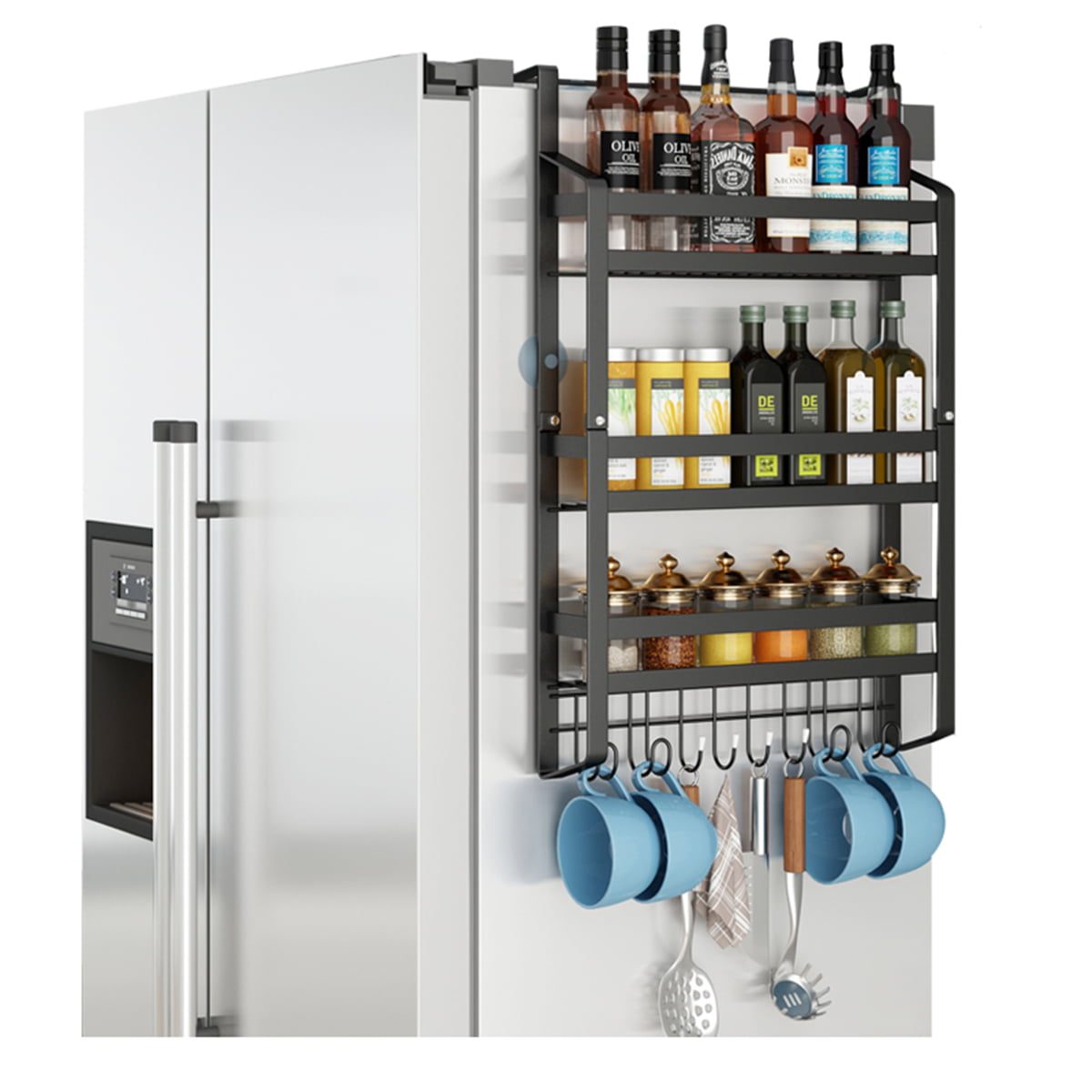 Evelots Heavy Duty-Powerful-Strong Refrigerator Kitchen Magnet Craft Hooks-Set/4 