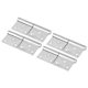 thumbnail image 2 of Bisagras de acero inoxidable resistentes para puerta de muebles del hogar, 4 piezas, desmontables, 2 of 8