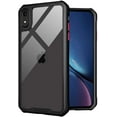 thumbnail image 1 of FYBTO Phone Case Compatible for iPhone XR Case, Clear Back Cover Bumper Cases for XR 6.1-Inch, Black, 1 of 7