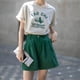 thumbnail image 4 of Rimocy - Pantalones cortos japoneses de verano para mujer, de pierna ancha, elásticos en la espalda, de cintura alta, holgados, de algodón, de color liso, 2023, 4 of 6