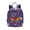 A, variant on Women's Mini Backpack, Butterfly Letter T Print Adjustable Strap Nylon Daypack, Purple Heart Star Print