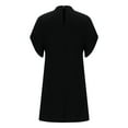thumbnail image 5 of Mefallenssiah Mode Femmes Casual Manches Courtes Robes à Col Rond, 5 of 5
