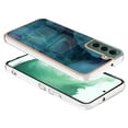thumbnail image 4 of Nalacover for Samsung Galaxy S23 Marble Pattern Slim Case Compatible with MagSafe Wireless Charging, Soft Silicone/TPU Shockproof Non-Yellowing Lightweight Protective Cover, Green, 4 of 8