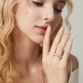 thumbnail image 5 of Wedding Band for Women Infinity Heart-Shaped Cubic Zirconia Ring Engagement Stacking Promise Rings for Her Gold/Silver Size 4-10, 5 of 6