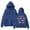 Blue, variant on SIYUDAN Womens Sweatshirt Hoodies Jesus Hoodies Letter Print Sweatshirt Oversized Pullover Sweatshirts Fall Outfits Women Clothes
