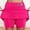 Hot Pink, variant on Skirts for Women Skirt Women's Mid Rise Culottes With Pocket Sports Casual Fashion Printed Skirt for Everyday Wear on Platform Black L