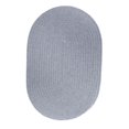thumbnail image 1 of Rhody Rug S103R048X048 Solid 4' Round Wool Rug Blue Bonnet, 1 of 1