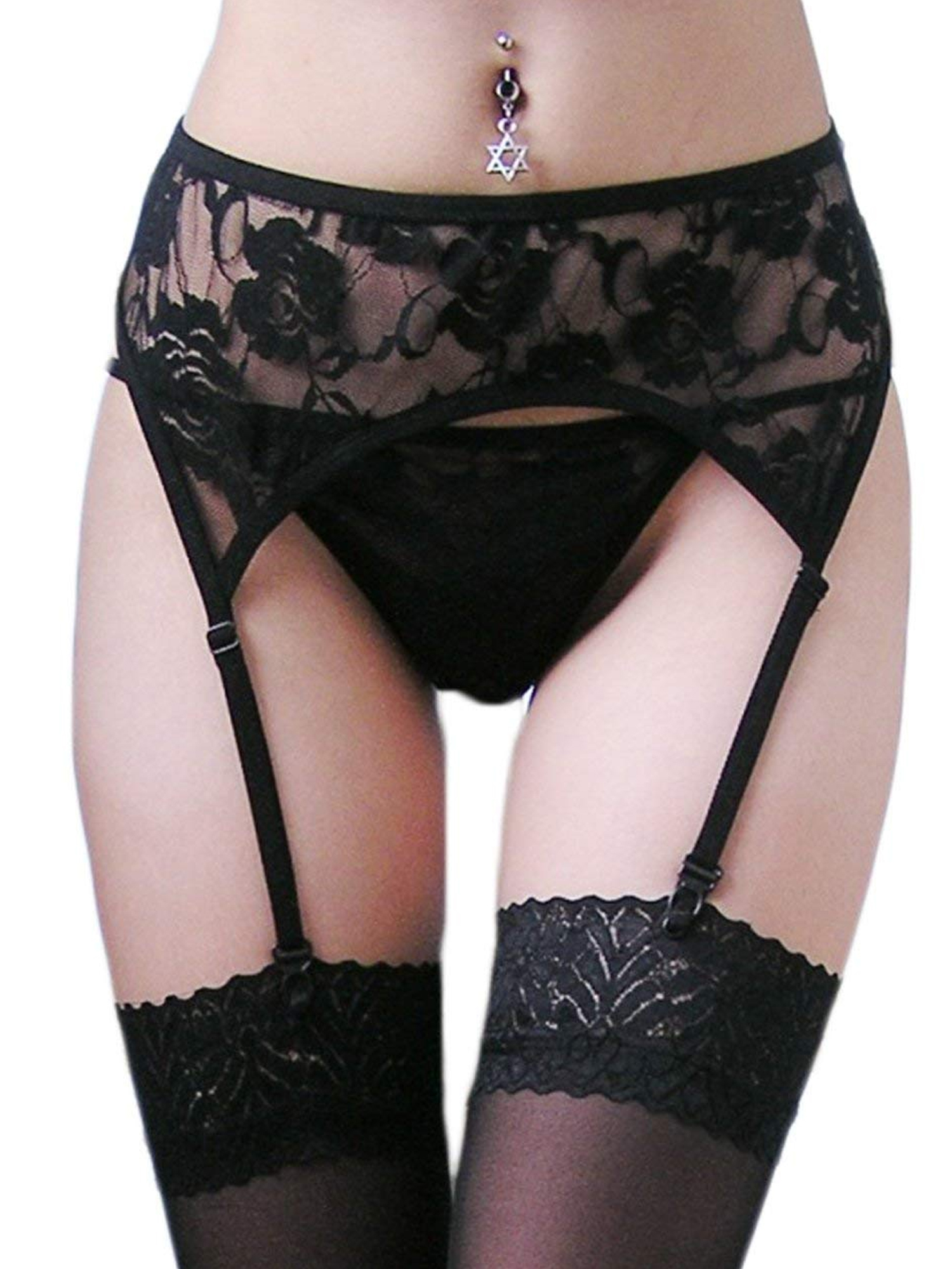 Black Stockings Lingerie Set 