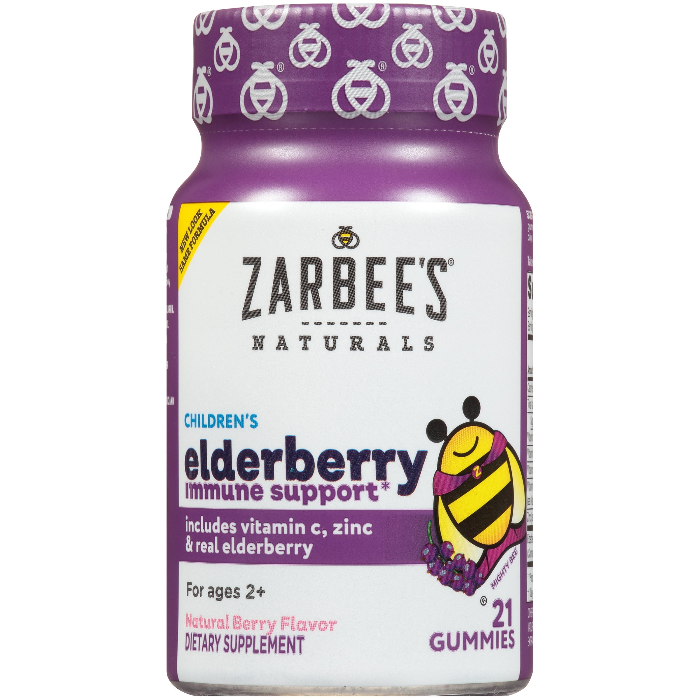 Zarbee's Naturals Children's Elderberry Immune Support* Gummies, With