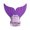 Purple, variant on sunsanly Mermaid Fin Swim Practice Mermaid Fin Adjustable Mermaid Tail Swimsuits Swim Training Aid Lightweight Kids Swim Gear
