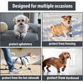 thumbnail image 6 of Waterproof Dog Shoes for Small Dogs, Puppy Booties with Reflective Straps, Anti-Slip Dogs Boots for Hot Pavement Boots, Dog Paw Protector Shoes for Indoor Hardfloors and Snowy Day (Black, 2), 6 of 7