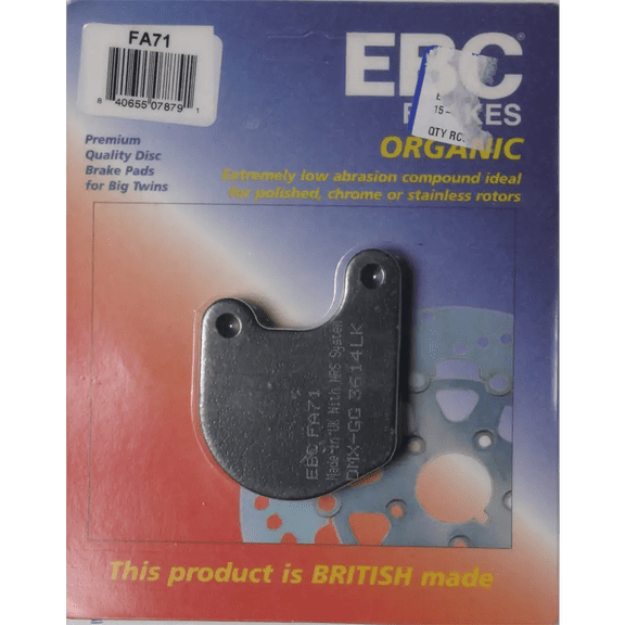 EBC Brakes FA71; Brake Pads