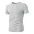 thumbnail image 5 of Enridrech Men's Slim Tshirt Crew Neck Short Sleeve T Shirt Textured Casual Summer Tee Fashion Comfort Tops for Men, 5 of 7