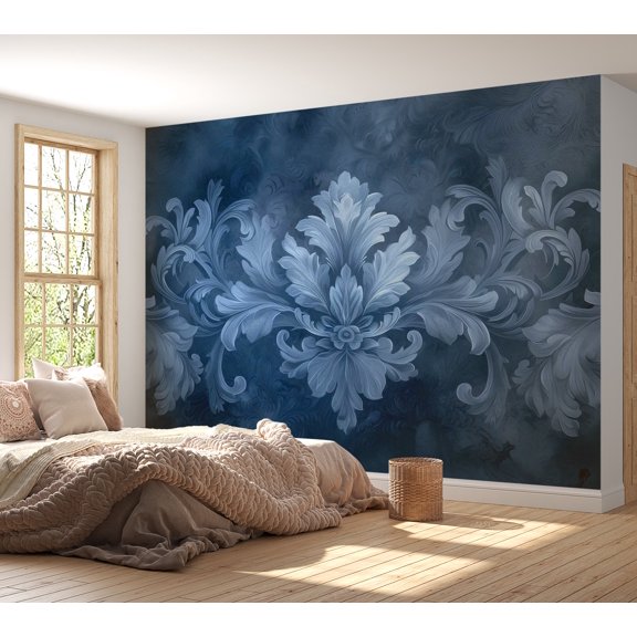 Surface Background Wallpaper Wall Mural - Dark Blue Decoration