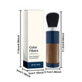 thumbnail image 2 of FcBaudy Loose Powder Extra Large Colored Fiber Ribbon For Replenishing Powder Hair Line Powder And Touchup a fiber, 2 of 2