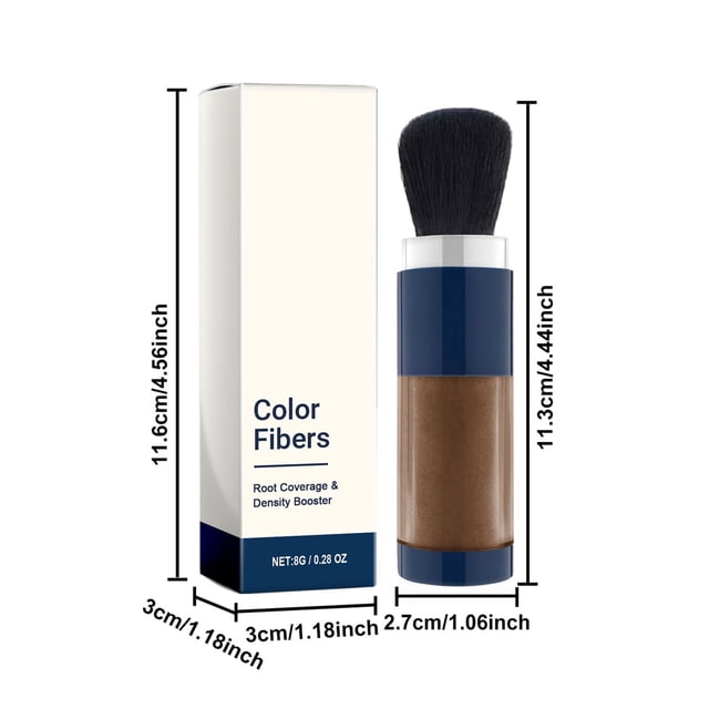 Dvkptbk fiber Extra Large Colored Fiber Ribbon for Replenishing Powder Hair Line Powder and Touchup