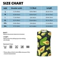 thumbnail image 6 of Balery Fresh Avocado Men's Sleeveless Muscle Shirts Workout Tank Top, Moisture Wicking, Odor Protection-X-Large, 6 of 8