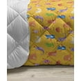 thumbnail image 3 of Cartoon Down Alternative Comforter, Funny Monsters Scary Characters Spooky Beasts Themed Devils Illustration, Microfiber Quilt for All Season, 5 Sizes, Multicolor, by Ambesonne, 3 of 3
