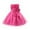 Hot Pink, variant on YUGYXL Baby Girls Cotton Dress Toddler Flower Girl Solid Color Soft Formal Gowns Fashion Bow Tie Tiered Tulle Pageant Birthday Princess Dresses Hand-Picked Gift for Toddler Size 6-7 Years