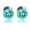 Light blue, variant on 1 Pair Stainless Steel Magnetic Stud Earring Women Men Non-Piercing Clip On-Light blue