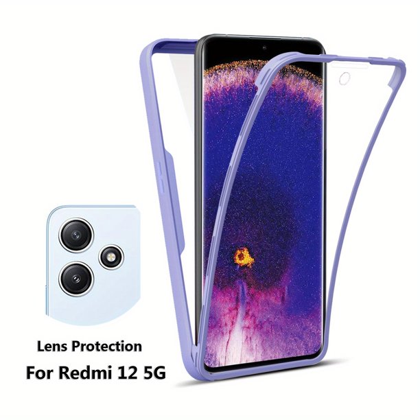 Double-sided 360 Full Body Dual Layers Phone Cases For Xiaomi 12T Pro 12 13 Lite Redmi Note 12 Pro Plus 12s 12C Dual Layer Phone Cover