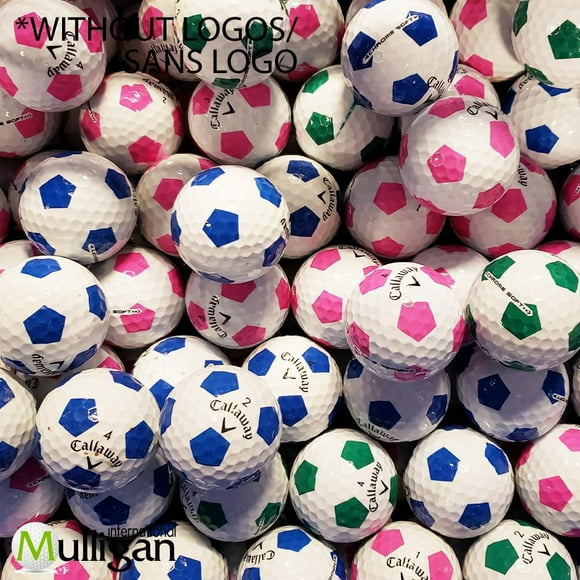 Mulligan - 48 Callaway Chrome Soft Truvis x 5A Pristine Recycled Used Golf Balls, Color