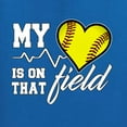 thumbnail image 2 of Wild Bobby, My Heart Is On That Tennis Field, Sports, Men Graphic Tee, Royal, XX-Large, 2 of 4