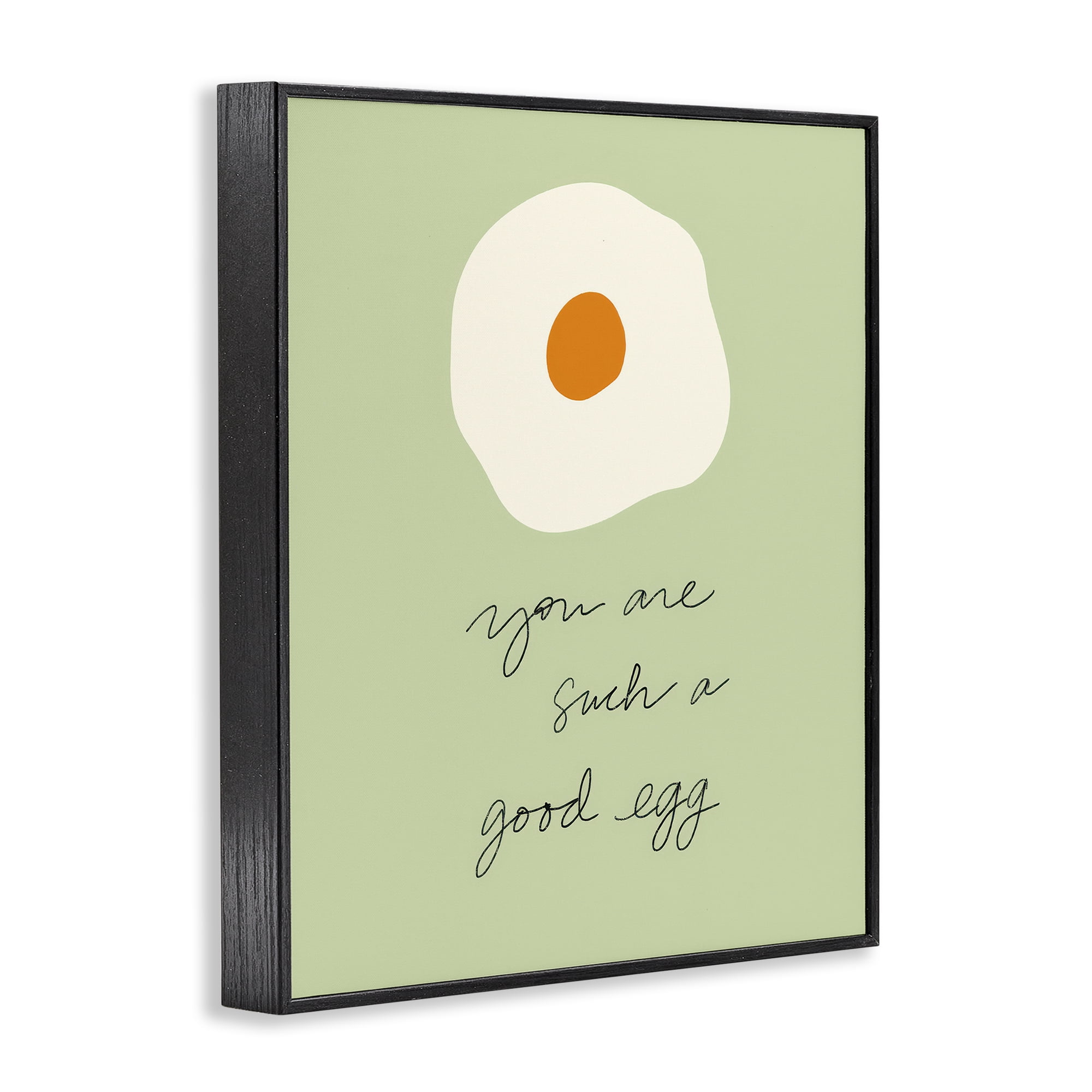 Stupell Industries You Are A Good Egg Black Framed Giclee Art, design by SD Graphics Studio