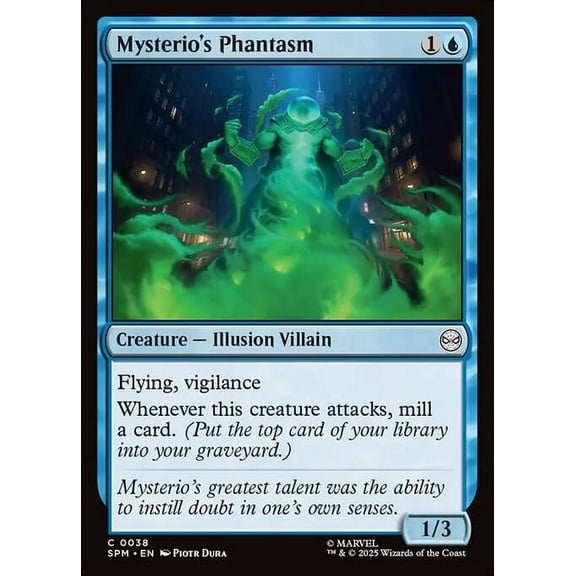 MtG Marvel's Spider-Man Common Mysterio's Phantasm [FOIL] #38