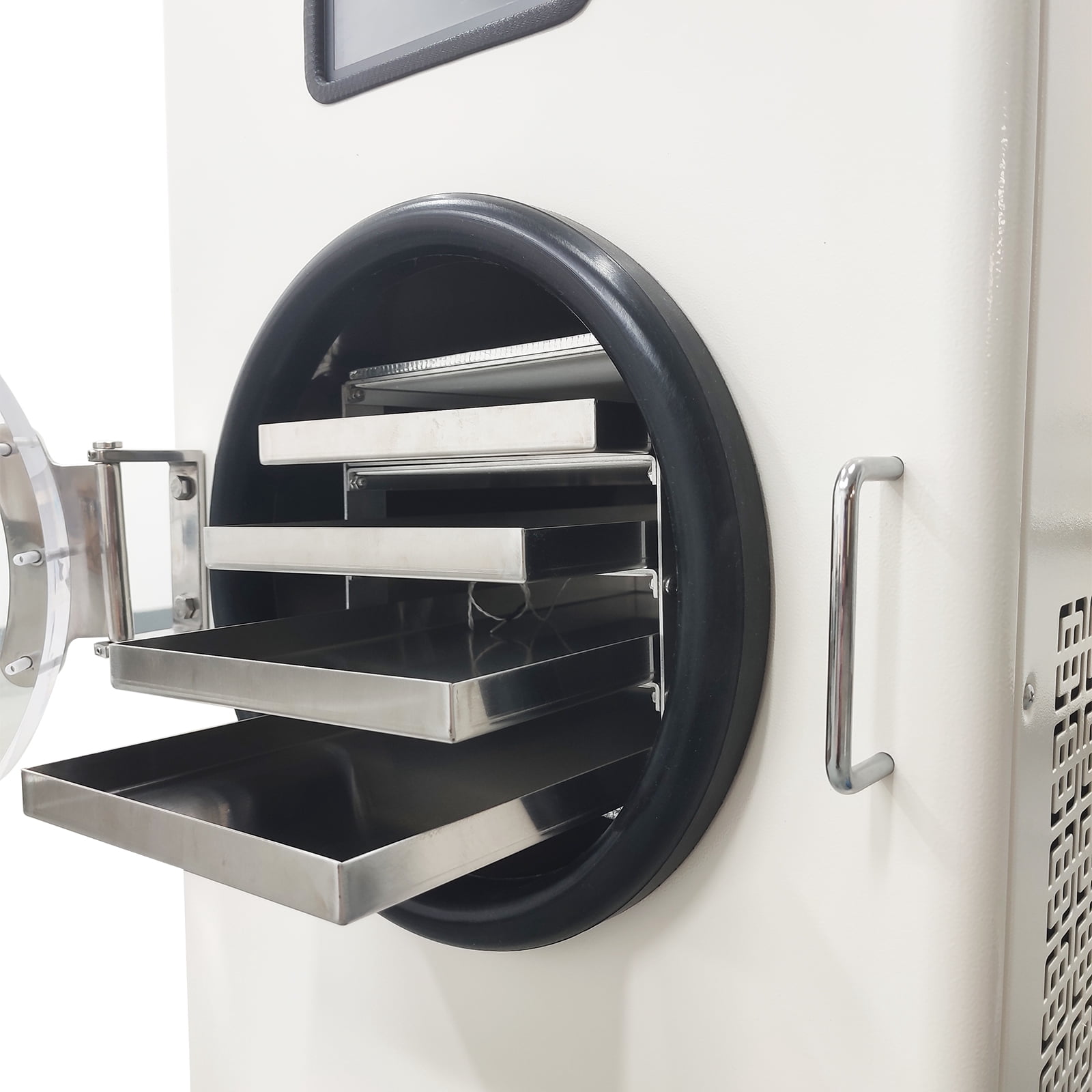 4-Layer -50-60℃ Freeze Dryer Machine Fruit Vegetable Vacuum Sublimation Experimental 1.1KW 110V